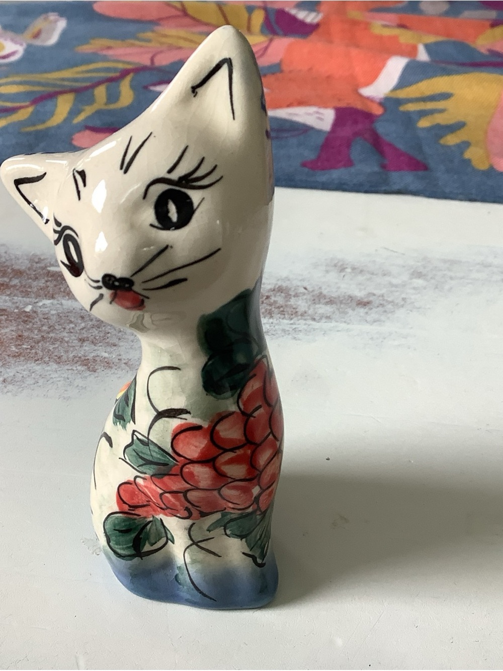 Polish Pottery UNIKAT Figurine Of A Cat - Picture 6 of 7